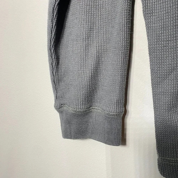 Columbia Men's Size XL Long Sleeve Omni-Wick Thermal Waffle Logo Knit Shirt Gray - Picture 9 of 14